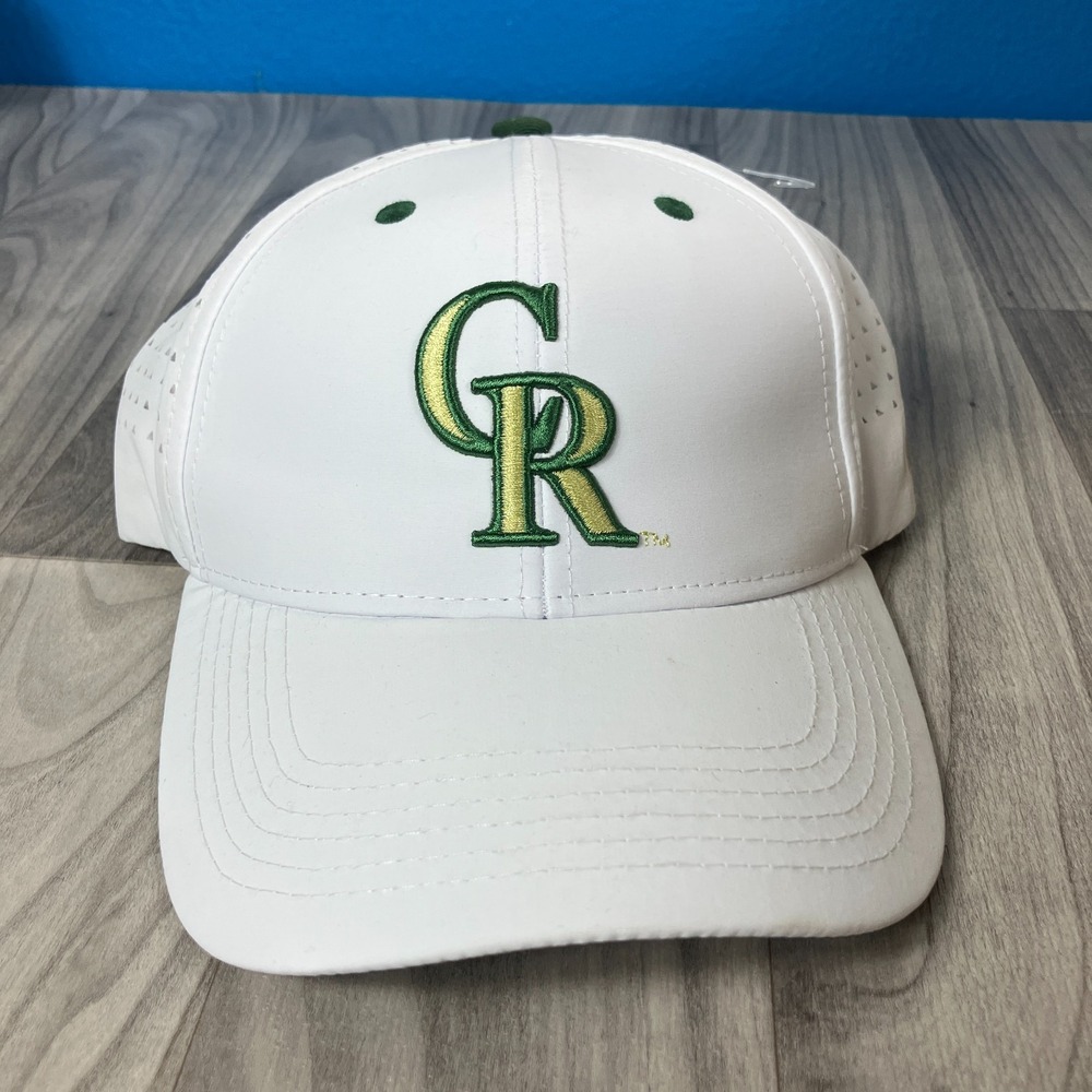Colorado Rockies Melonwear Baseball Hat Unisex One‎ Size White Strapback Cap